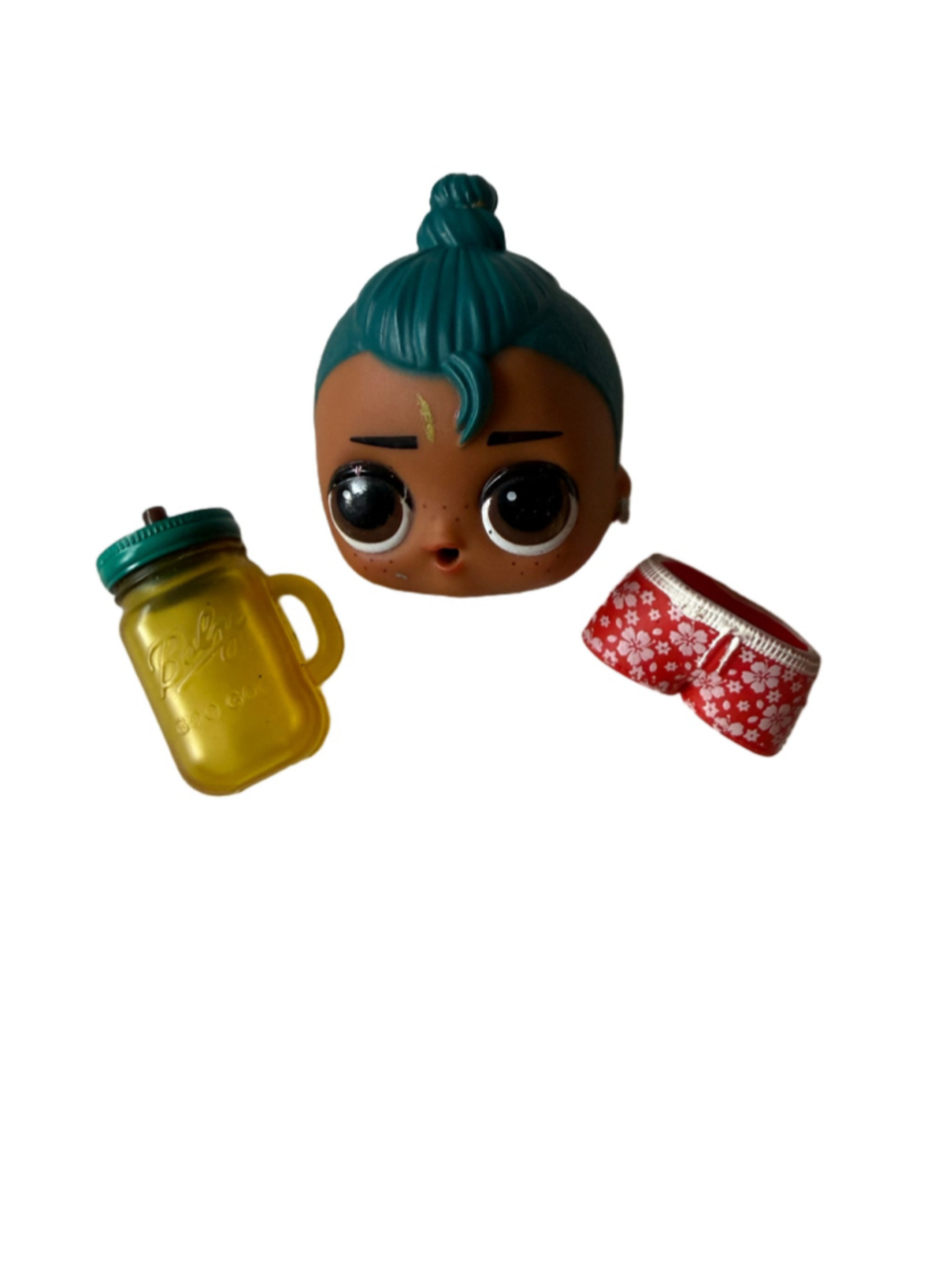 LOL Surprise Luau Boy HEAD ONLY - NO Body - Replacement - Series 1 - shorts